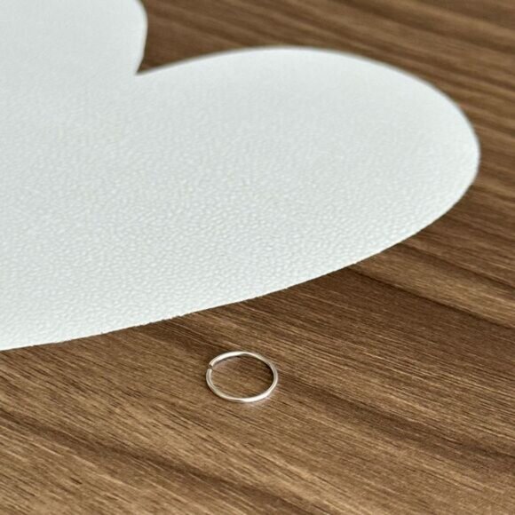 Silver Nose Ring Q61 - Picture 2 of 6